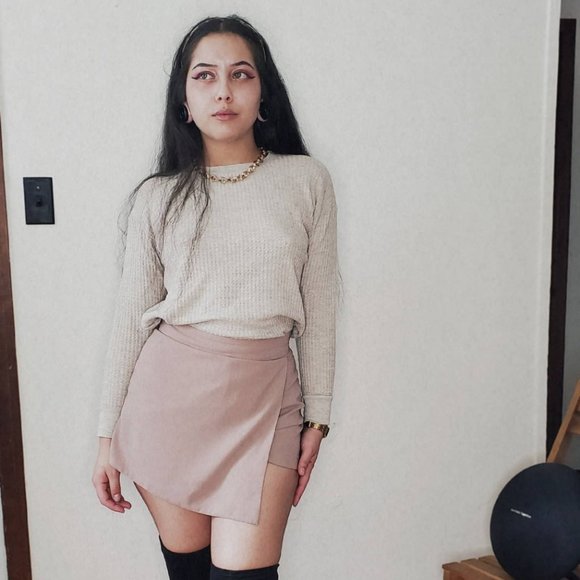 Urban Outfitters Waffle Long Sleeve Top xsmall XS - Picture 1 of 3